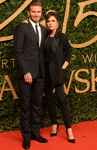 2015: David og Victoria har ikke posert sammen på rød løper siden 2015. Foto: NTB Scanpix 2015: David og Victoria har ikke posert sammen på rød løper siden 2015. Foto: NTB Scanpix